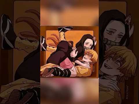 Demon slayer muichiro x nezuko and Zenitsu x nezuko #kny #demonslayer #anime #muichiro #animeedit