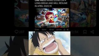 One piece anime is going on break | ANIME NEWS | #onepiece #oda #news #anime #shorts
